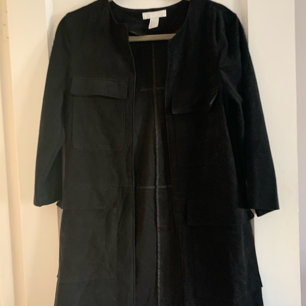 Faux suede jacket - barely worn